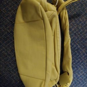 Yellow coach bag